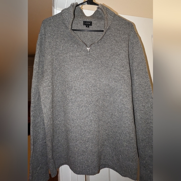 J. Crew Men's Wool Sweater Gray - Picture 1 of 3